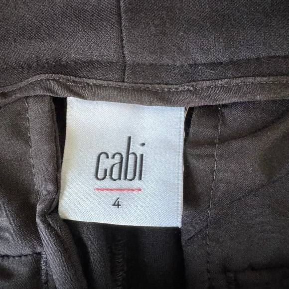 Cabi Black Bootcut Career‎ Dress Pants Womens Size 4 Pocket Detail Business - Picture 3 of 9